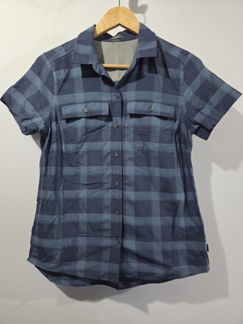 Eddie Bauer Classic Fit Short Sleeve Button Up SEE MEASUREMENT